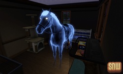 The Sims 3 Pets: Estela the ghost horse