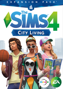 The Sims 4: City Living box art packshot