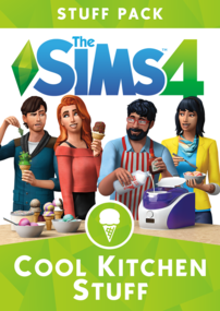 The Sims 4: Cool Kitchen Stuff box art packshot