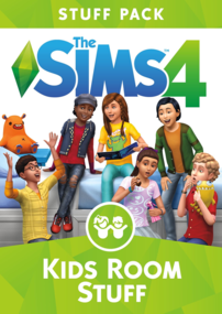The Sims 4: Kids Room Stuff box art packshot
