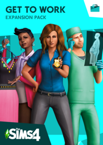 The Sims 4: Get To Work packshot box art