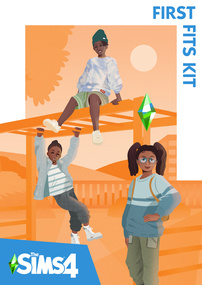 The Sims 4: First Fits Kit cover box art packshot