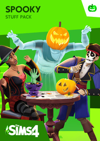 The Sims 4: Spooky Stuff packshot cover box art