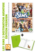 Les Sims 3: Destination Aventure + Agenda Deluxe (Edition Premium) packshot box art