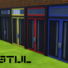 De Stijl Doors for The Sims 4