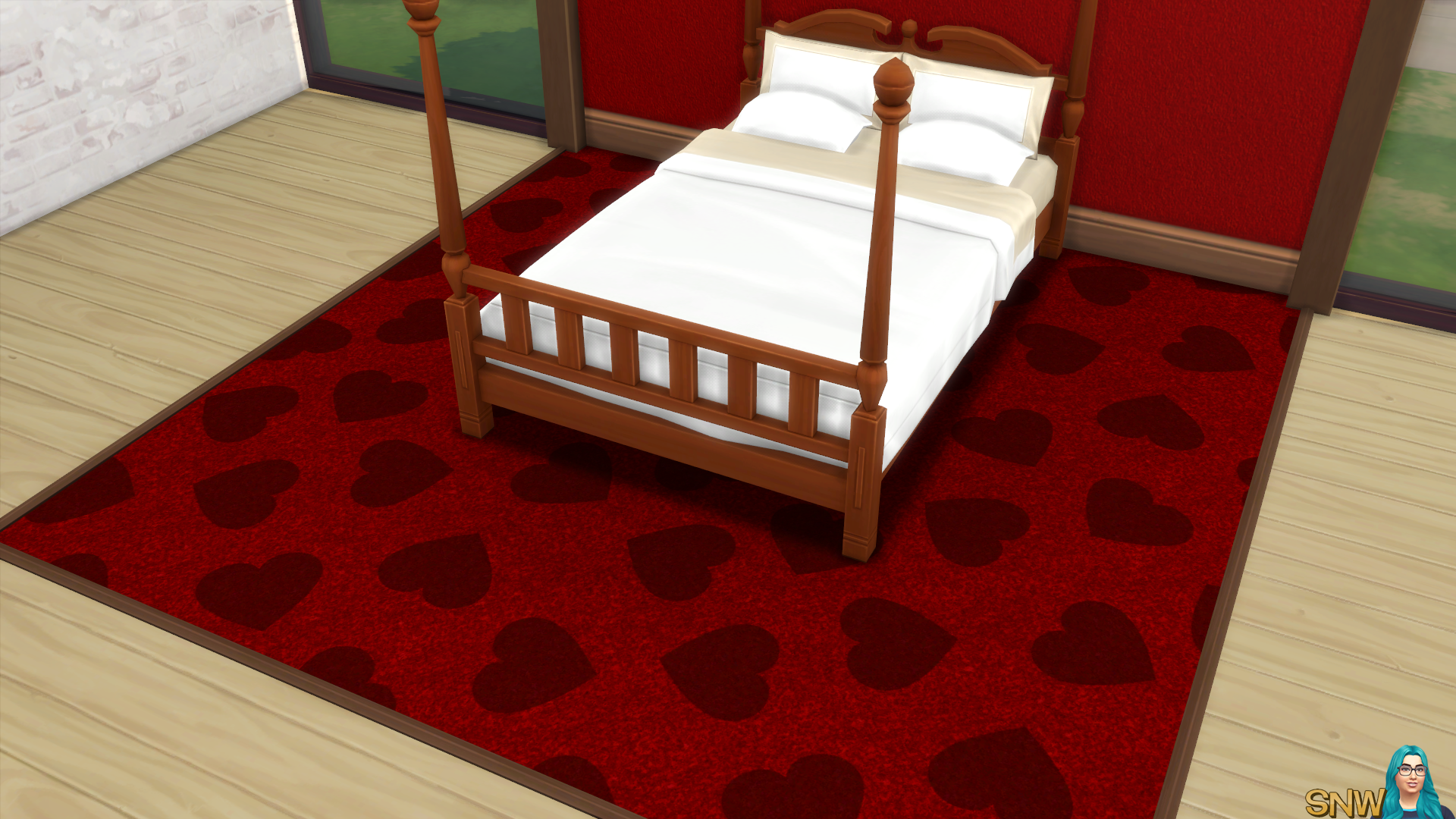 Valentine&#039;s Day 2018 / Love Carpets #4 (Hearts - Full - Large - Dark)