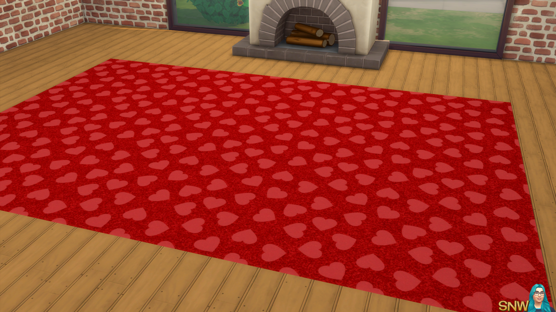 Valentine&#039;s Day 2018 / Love Carpets #6 (Hearts - Full - Small - Light)