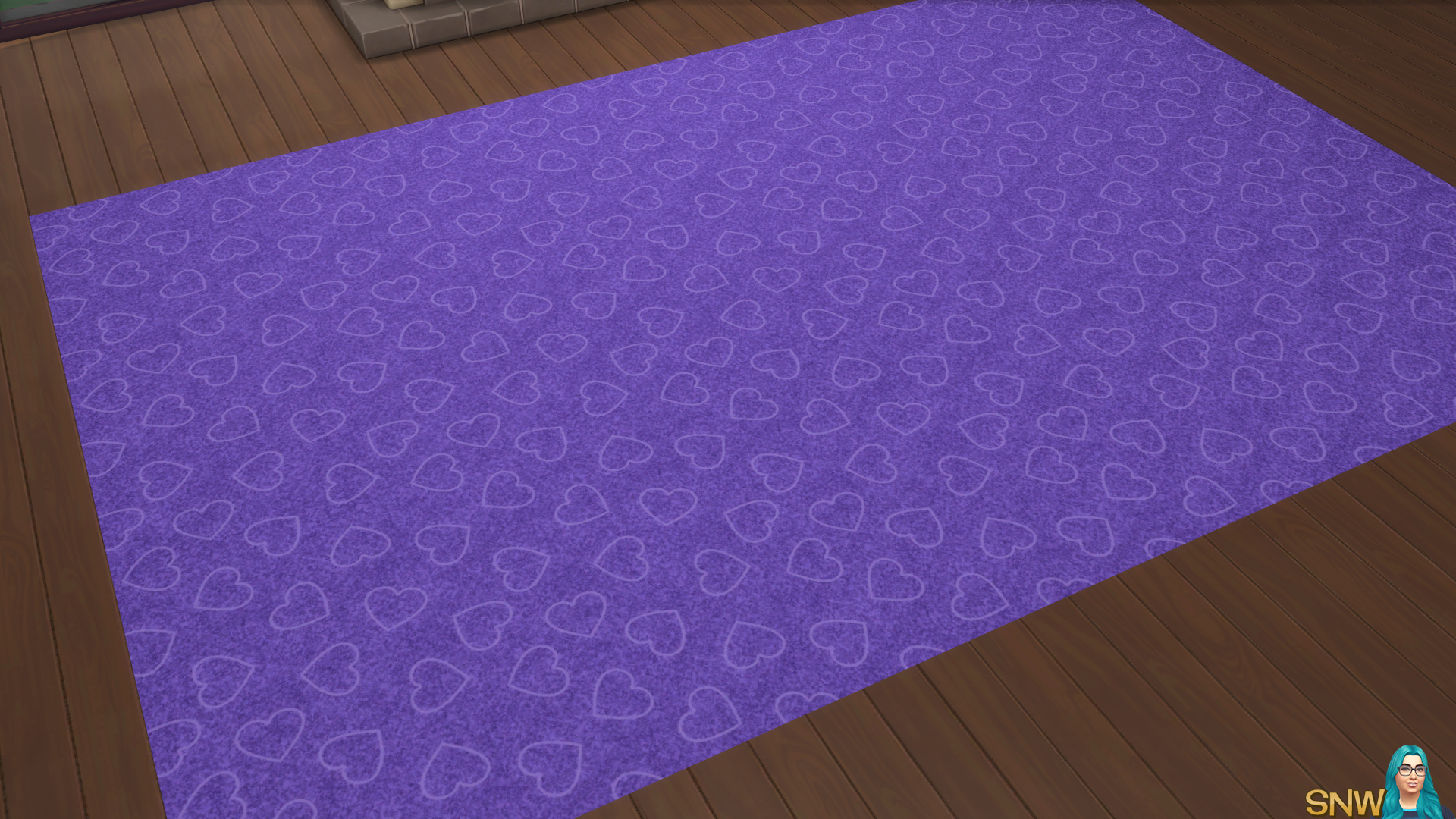 Valentine&#039;s Day 2018 / Love Carpets #7 (Hearts - Outline - Small - Light)