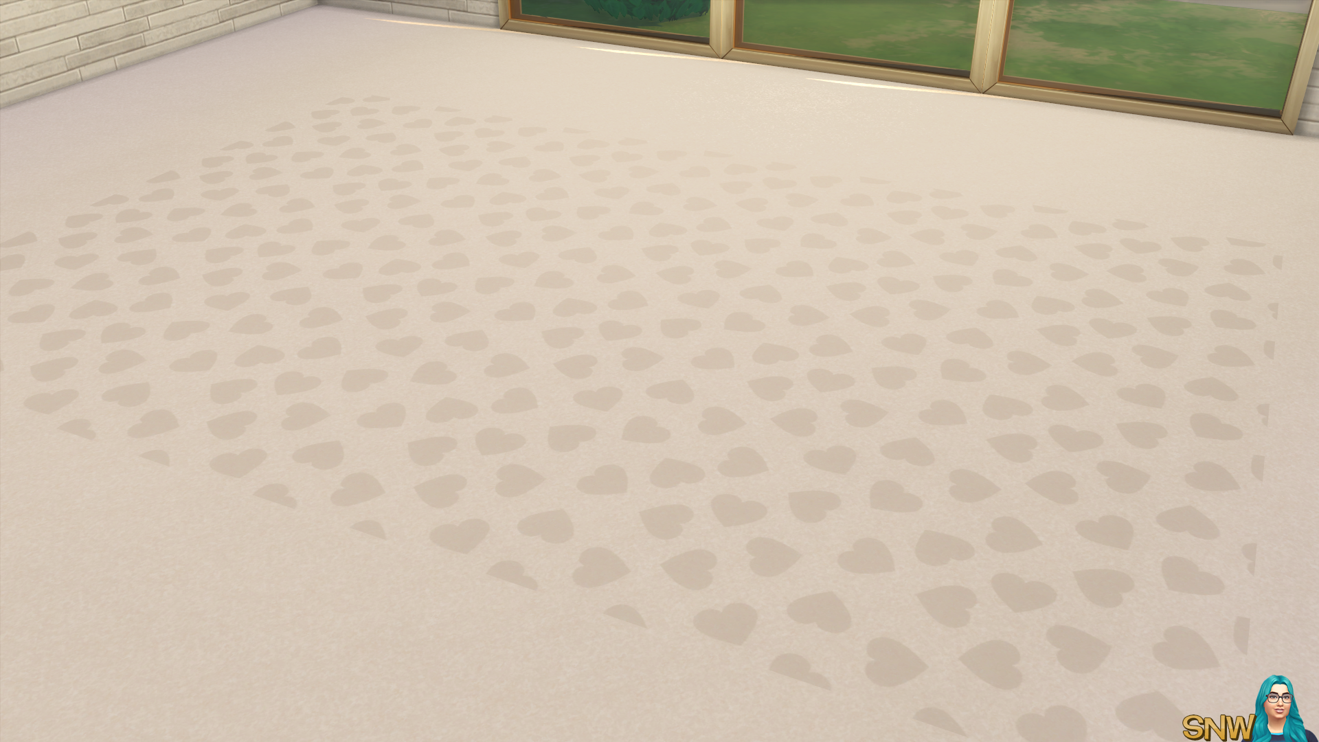 Valentine&#039;s Day 2018 / Love Carpets #8 (Hearts - Full - Small - Dark)