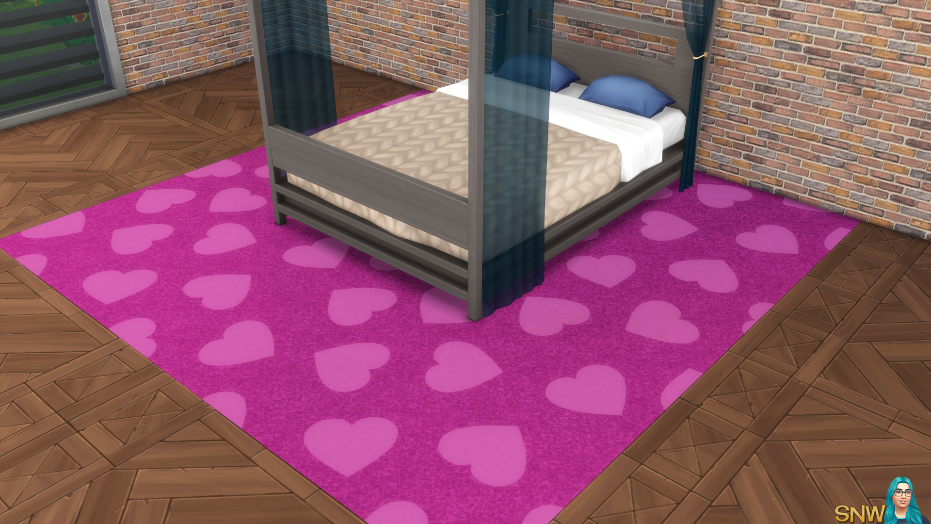 Valentine&#039;s Day 2018 / Love Carpets #2 (Hearts - Full - Large - Light)