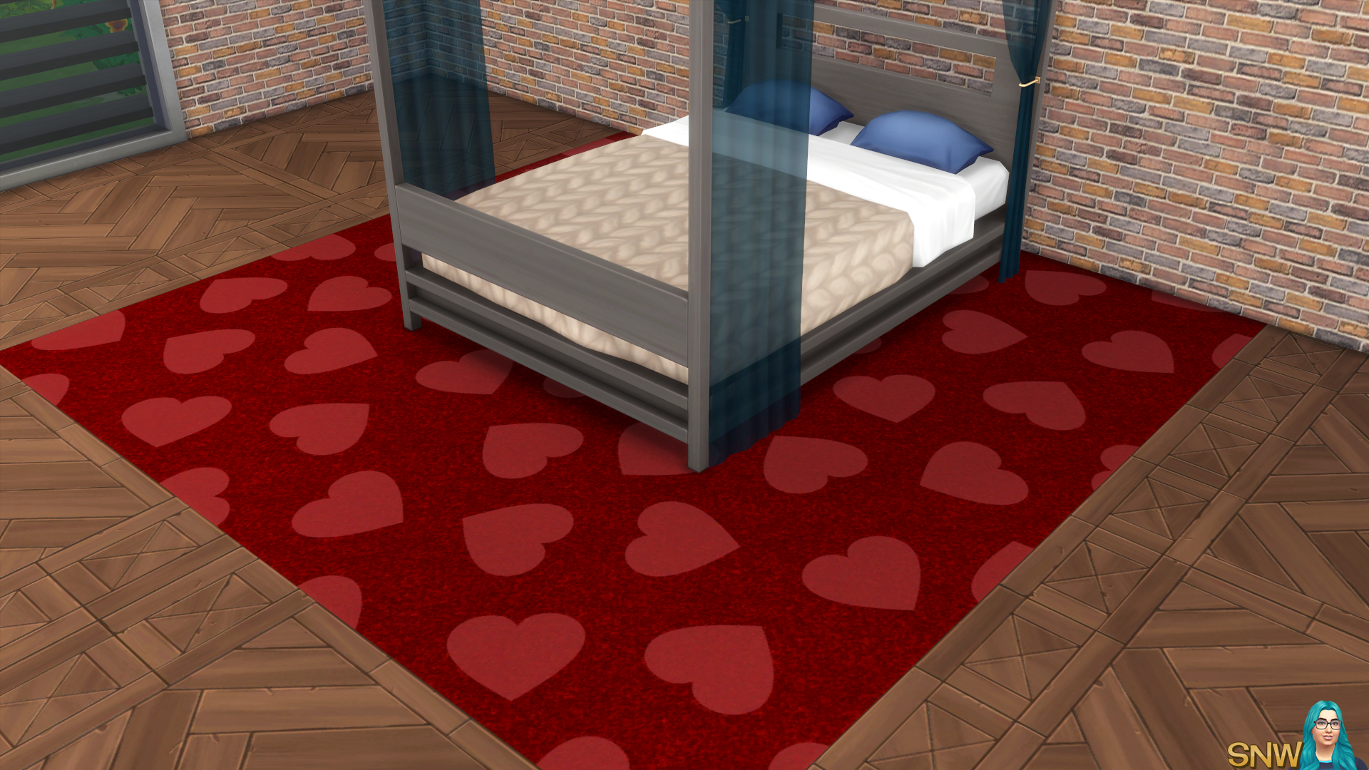 Valentine&#039;s Day 2018 / Love Carpets #2 (Hearts - Full - Large - Light)