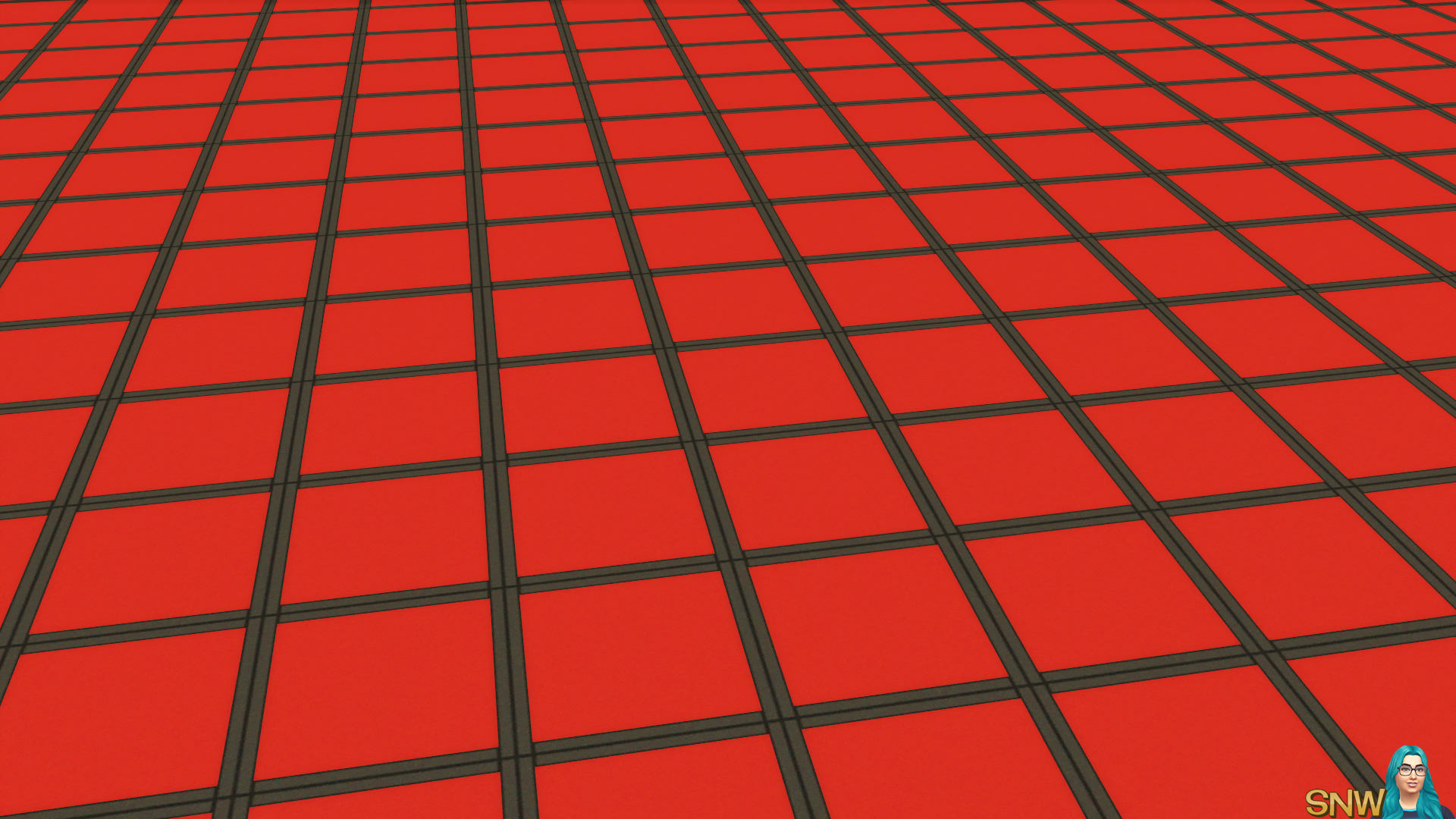 De Stijl Floor Tiles for The Sims 4