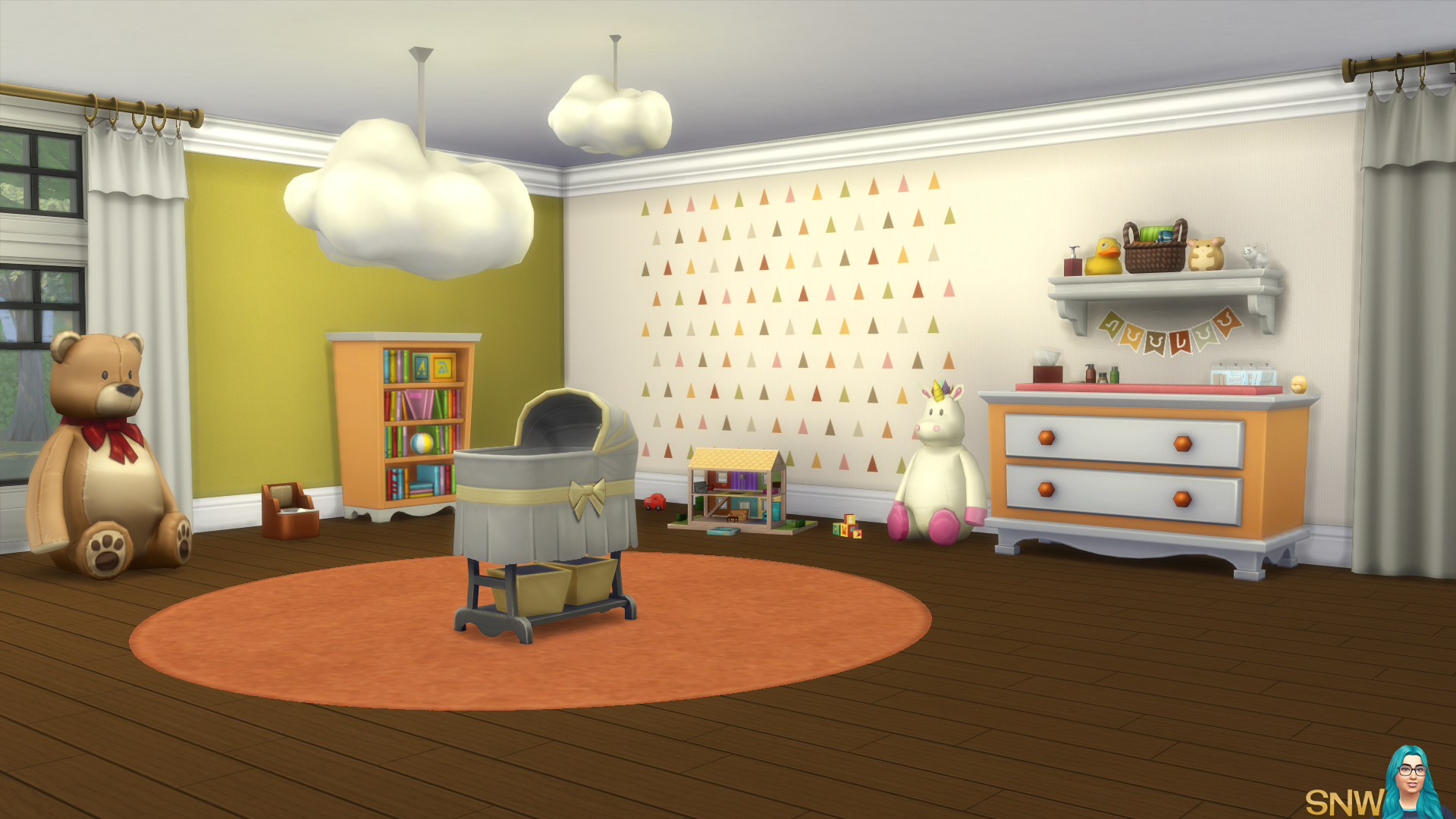 Nursery Walls Set #4 - Basics + Triangles