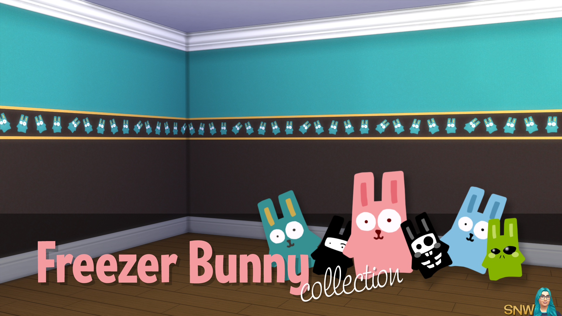 Freezer Bunny Collection: Middle Border Wallpapers