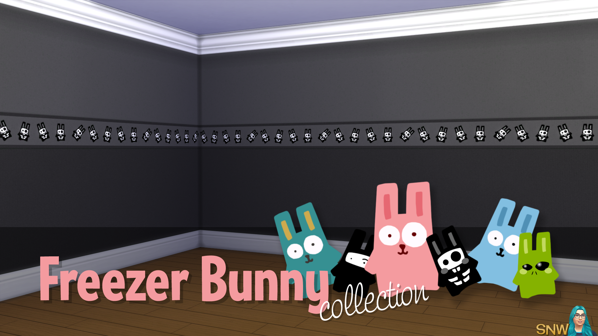 Freezer Bunny Collection: Middle Border Wallpapers