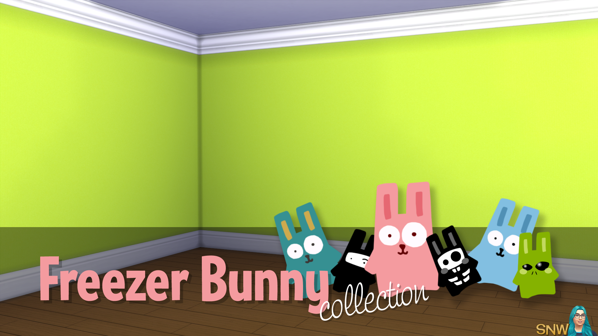 Freezer Bunny Collection: Plain Wallpapers