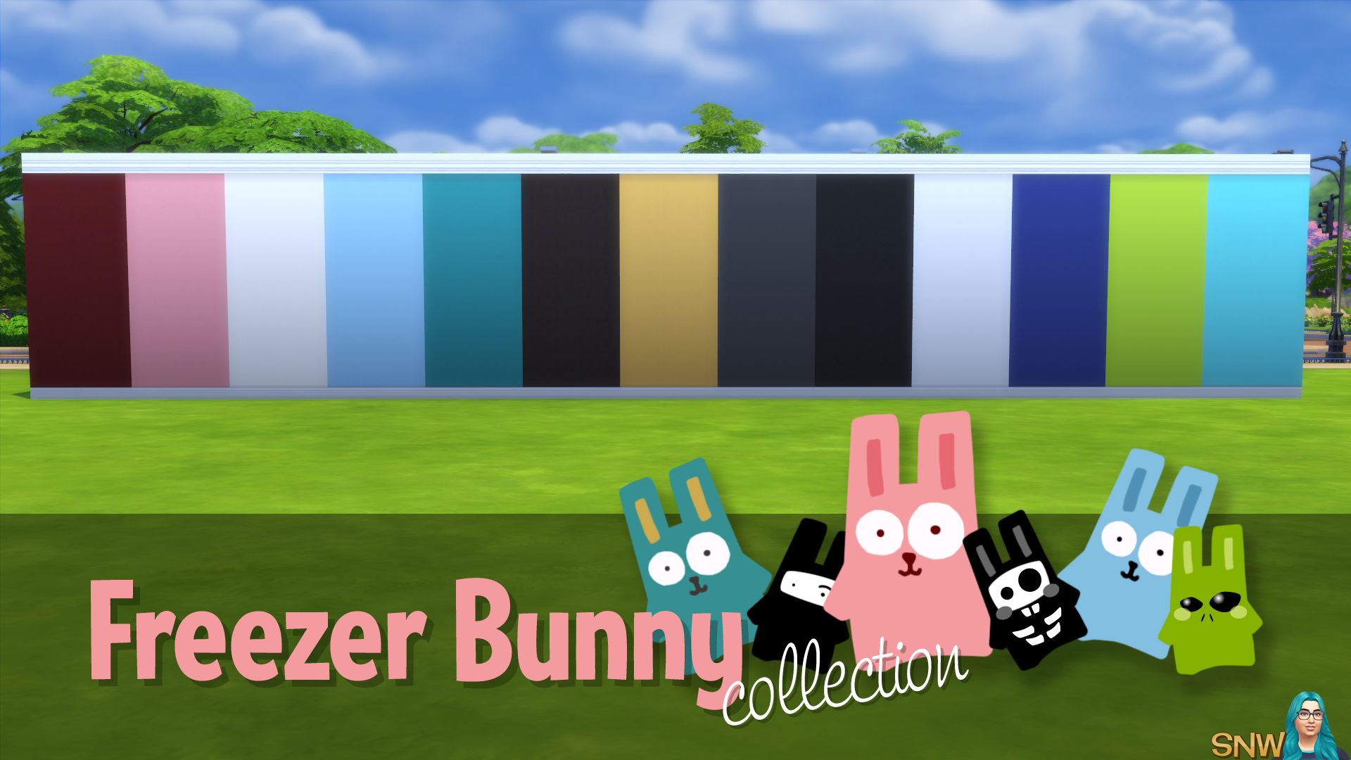 Freezer Bunny Collection: Plain Wallpapers