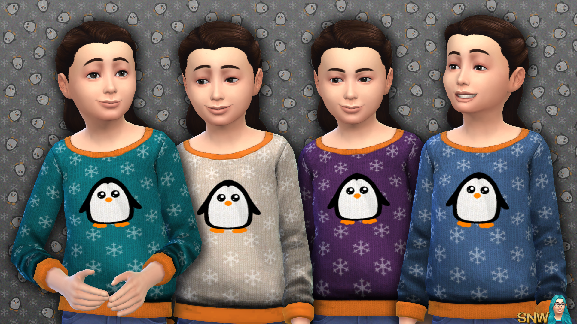 Children&#039;s Penguin Sweater