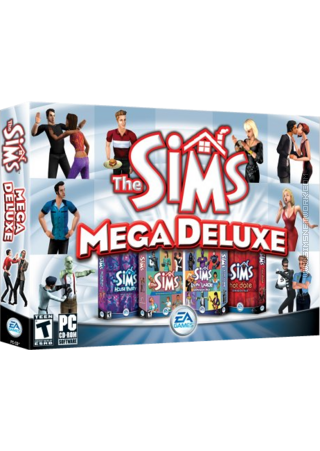 The Sims: Mega Deluxe box art packshot