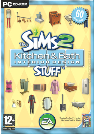 The Sims 2: Kitchen &amp; Bath Interior Design Stuff box art packshot