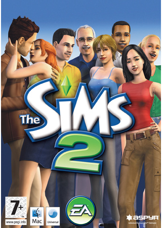 The Sims 2 for Mac box art packshot