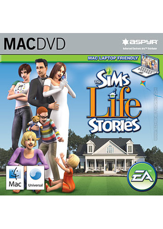 The Sims: Life Stories for Mac box art packshot jewel case