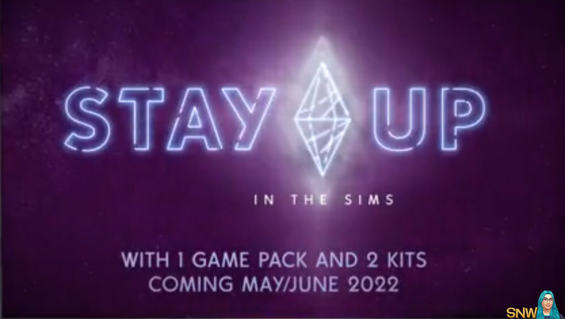 STAY UP in The Sims - Announcement - New gamepack and two kits