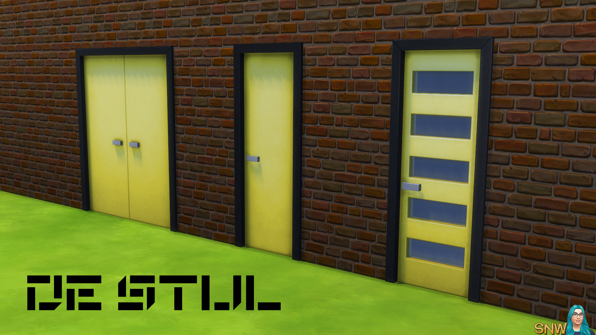 De Stijl Simple Door 7 Snw Games