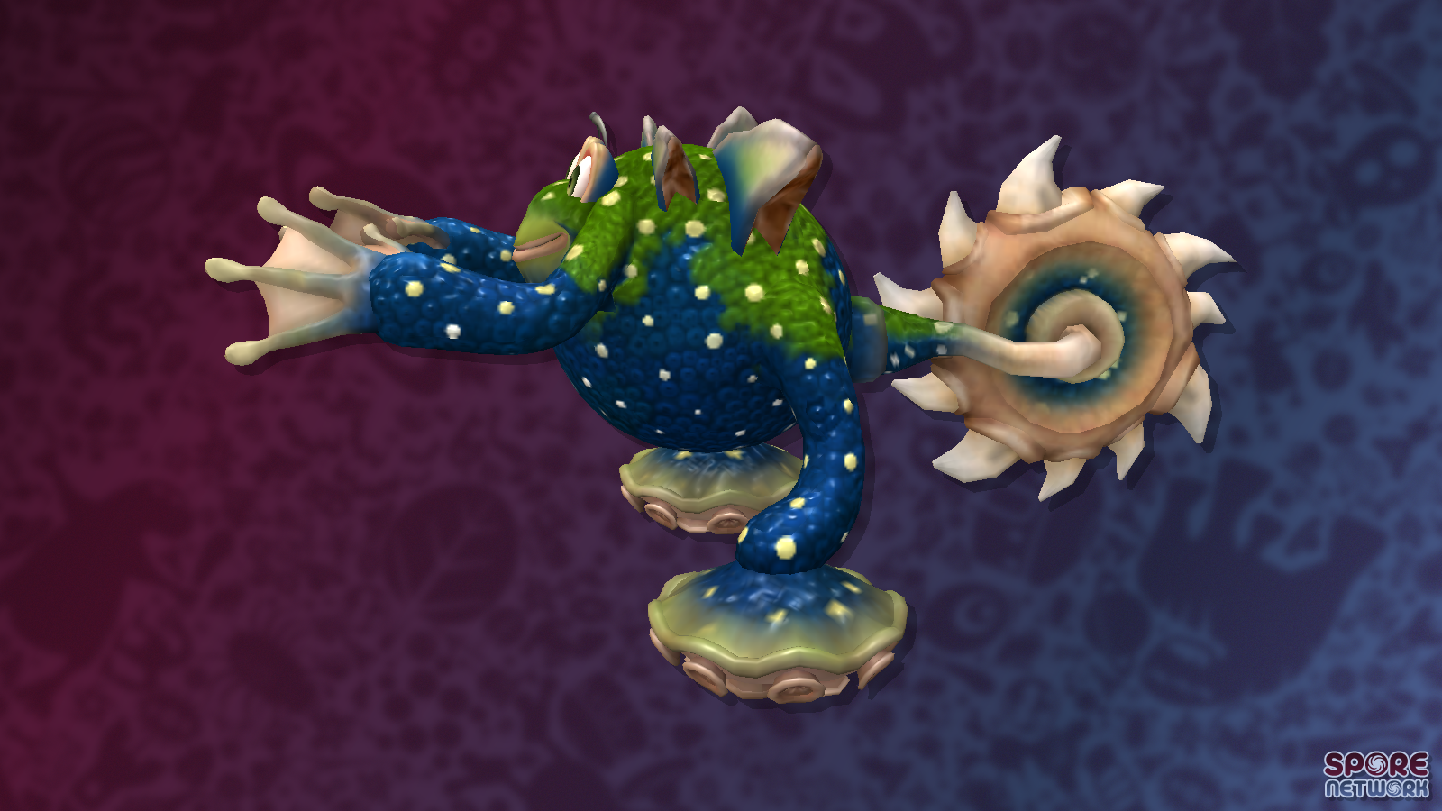 The Froggurrr Spore Creature by Rosana at SporeNetwork