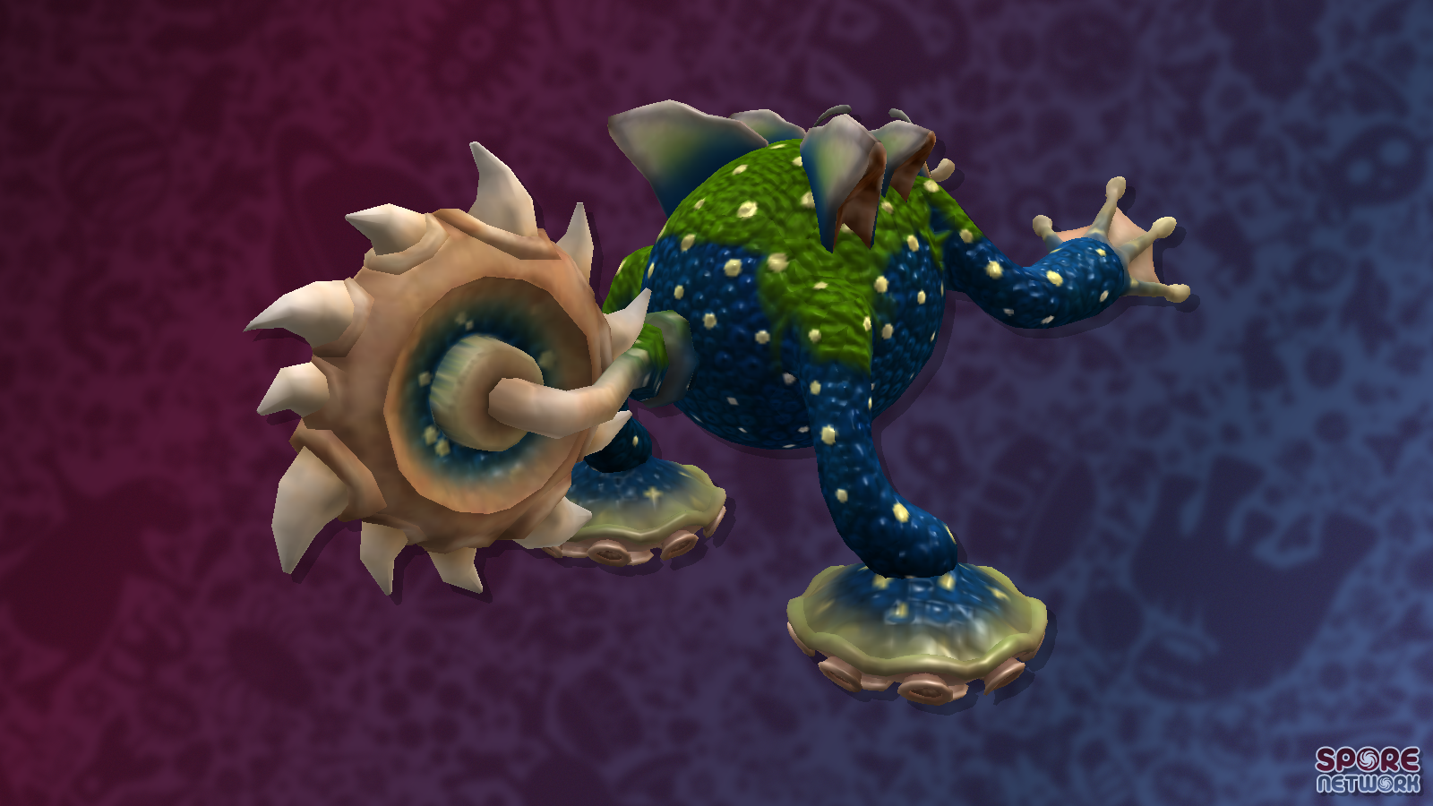 The Froggurrr Spore Creature by Rosana at SporeNetwork